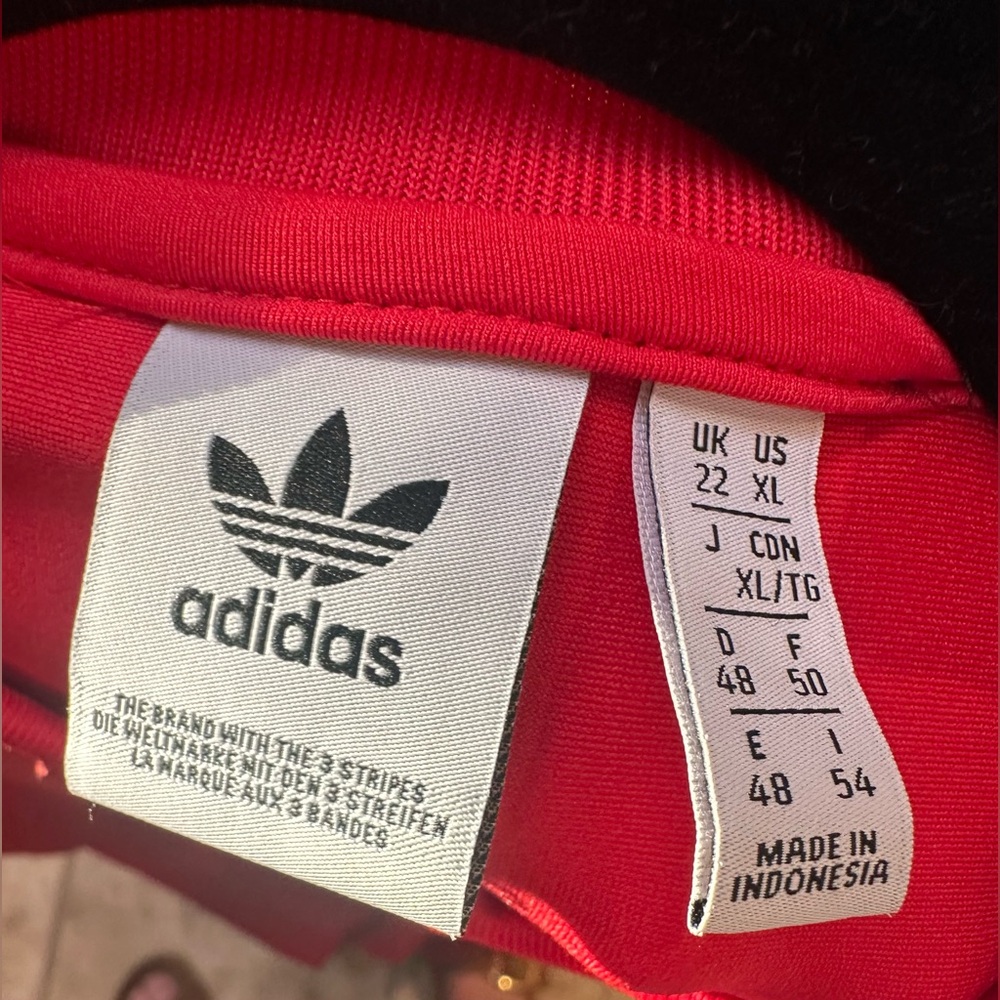 Adidas Stretch Jumpsuit Bodysuit Zip-up Stirrup Size XL High Fashion Indonesia - Picture 3 of 7